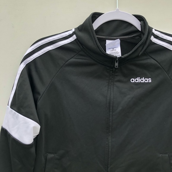 Adidas Black Original 3 Stripe Jacket Size M - Picture 3 of 6